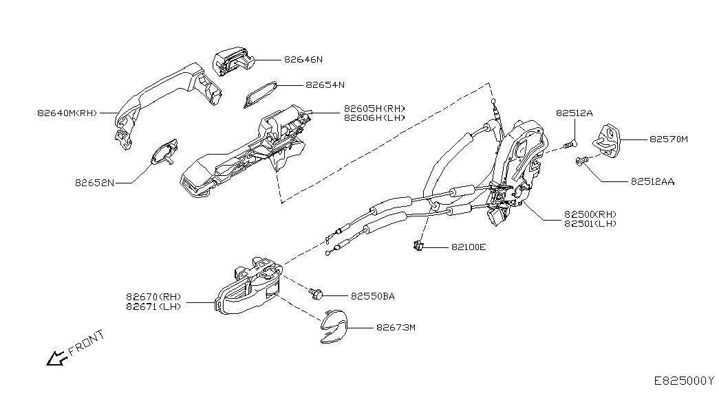 Стекло задней левой двери для Ниссан Ноут 2009-2013