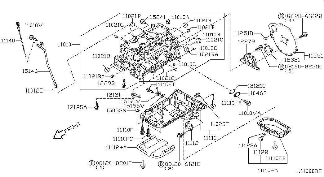 Поддон масляный для Ниссан Патрол 2004-2018