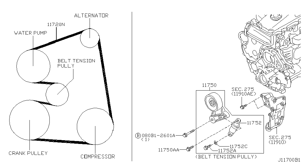 Ремень ГРМ для Ниссан Патрол 2004-2018