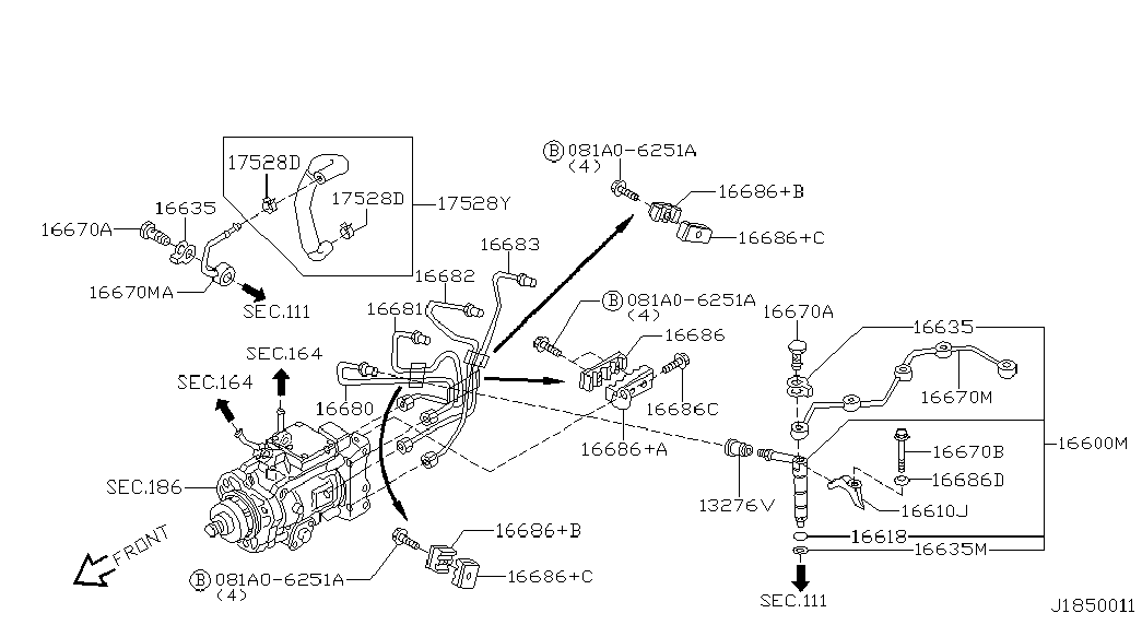 Топливная форсунка для Ниссан Патрол 2004-2018