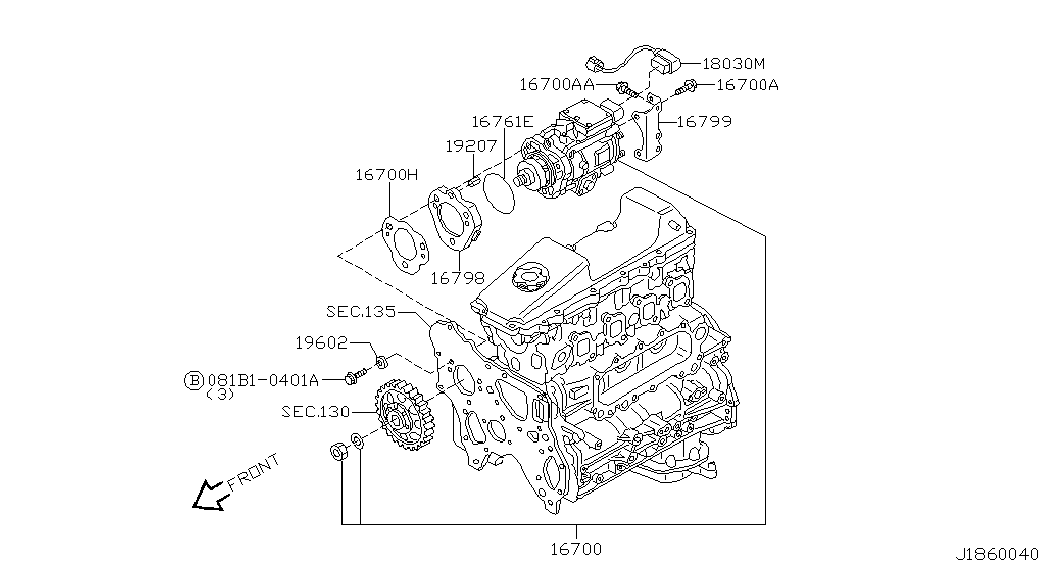Топливный насос высокого давления для Ниссан Патрол 2004-2018