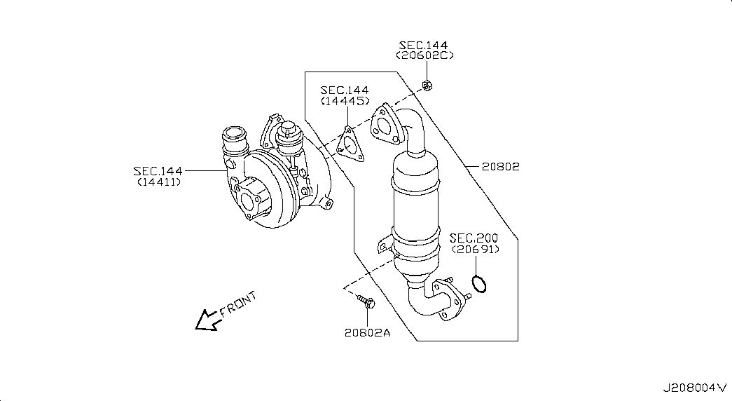 Катализатор для Ниссан Патрол 2004-2018