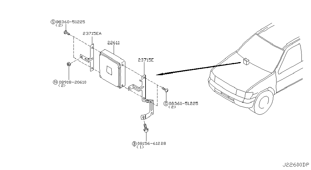 Блок управления двигателем для Ниссан Патрол 2004-2018