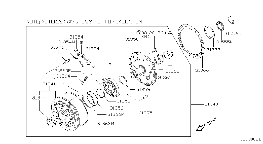 Масляный насос АКПП для Ниссан Патрол 2004-2018