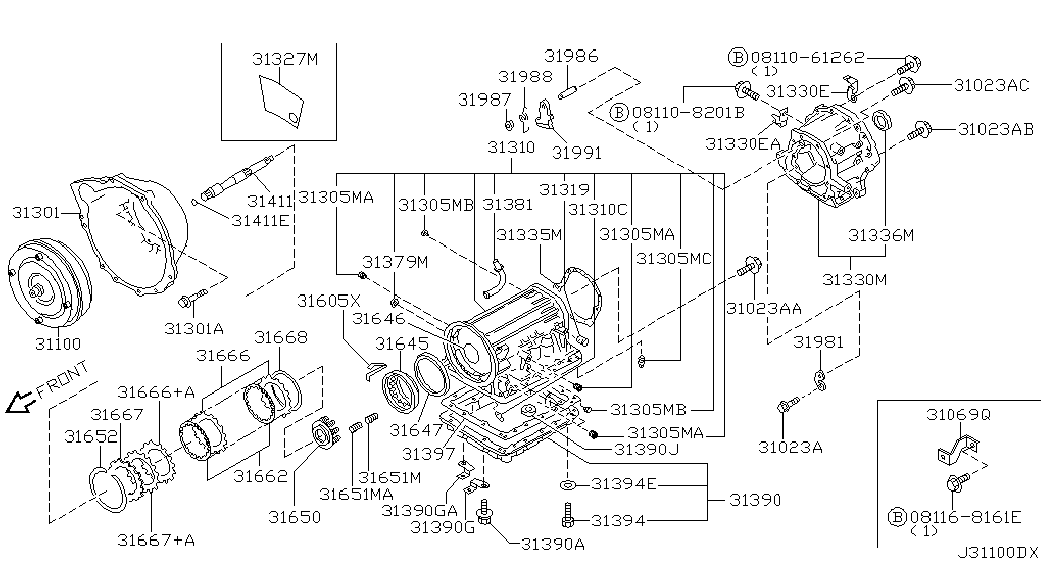 Масляный поддон АКПП для Ниссан Патрол 2004-2018