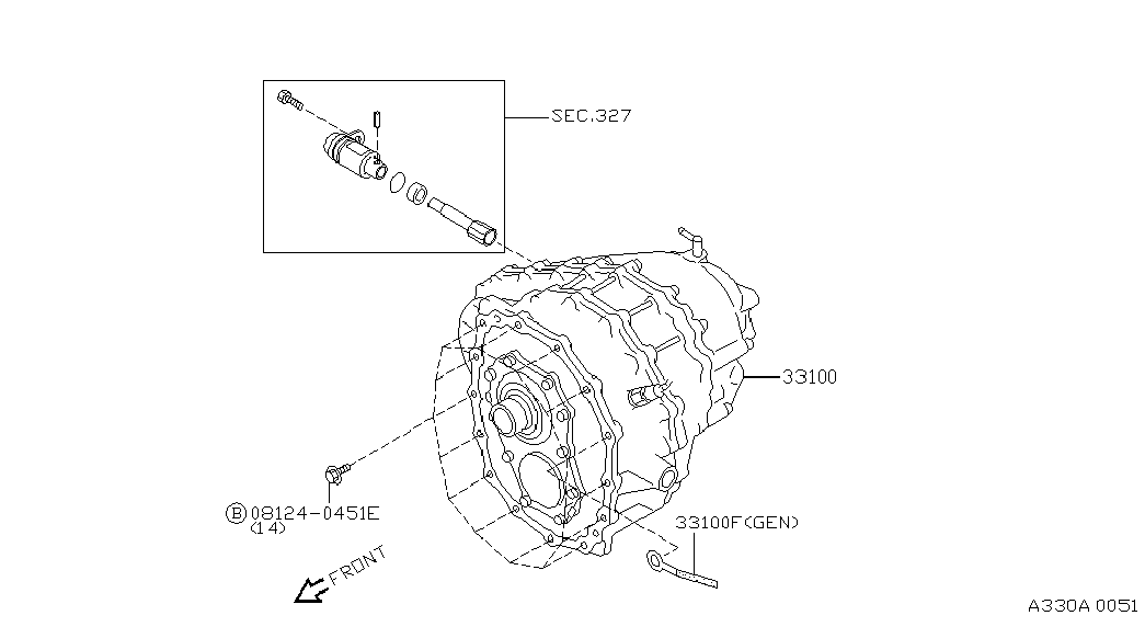 Раздаточная коробка для Ниссан Патрол 2004-2018