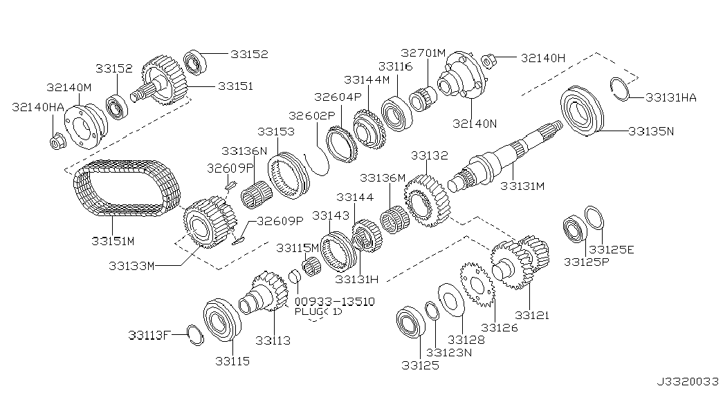 Цепь раздаточной коробки для Ниссан Патрол 2004-2018