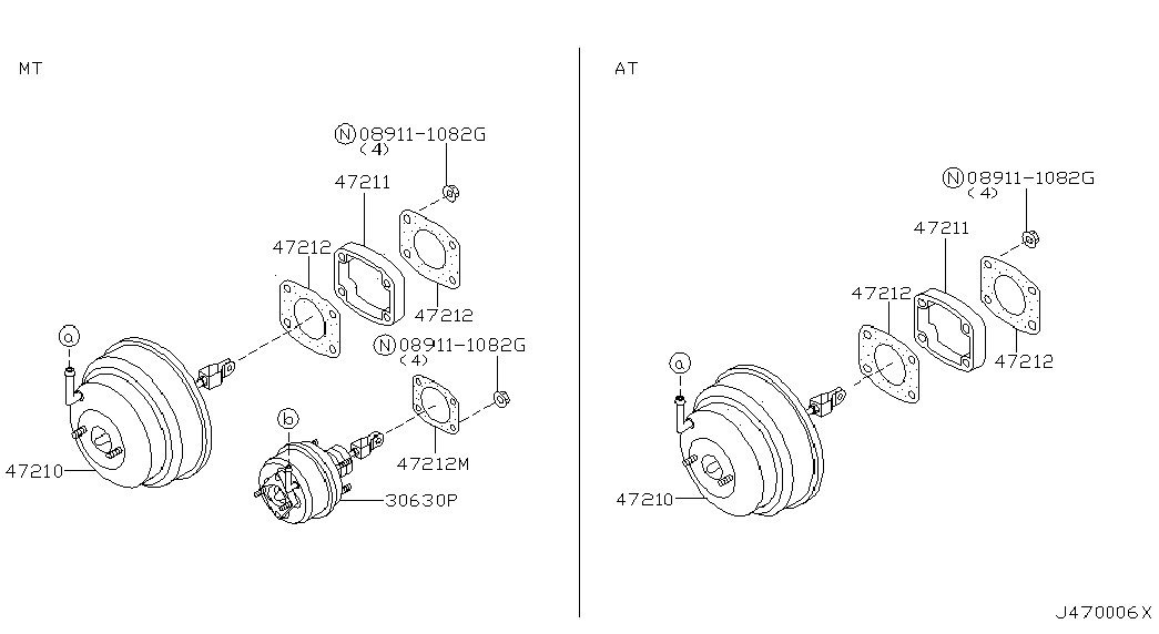Вакуумный усилитель тормозов для Ниссан Патрол 2004-2018