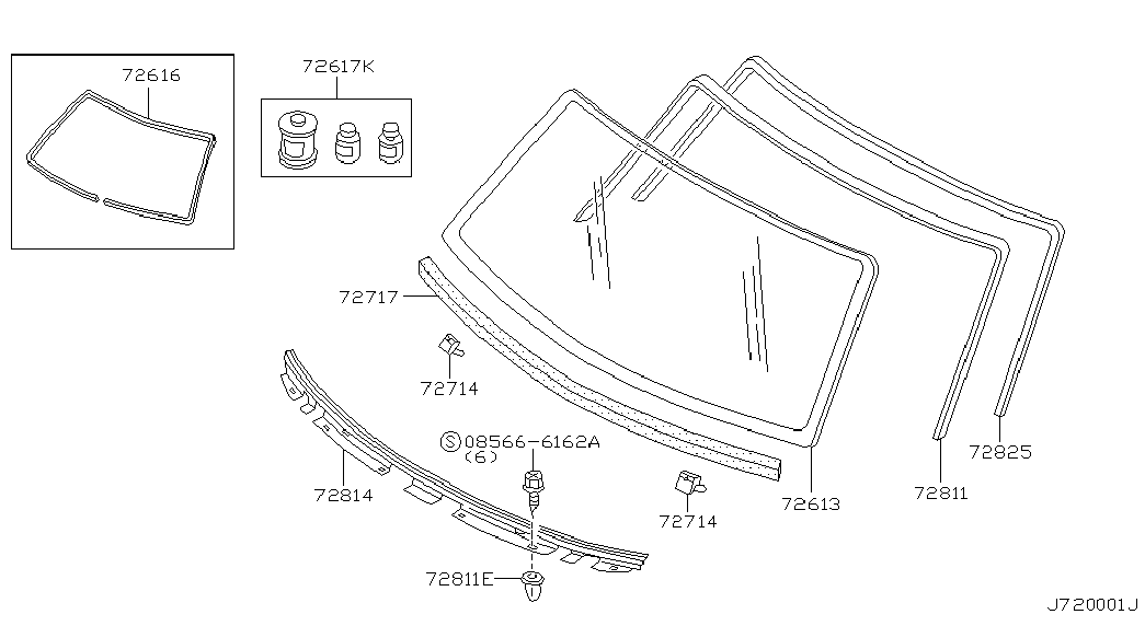 Лобовое стекло для Ниссан Патрол 2004-2018
