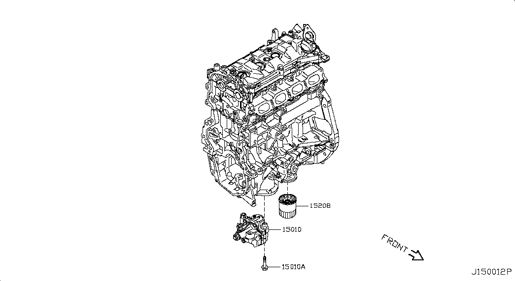 Масляный насос для Nissan Juke 2010-2014