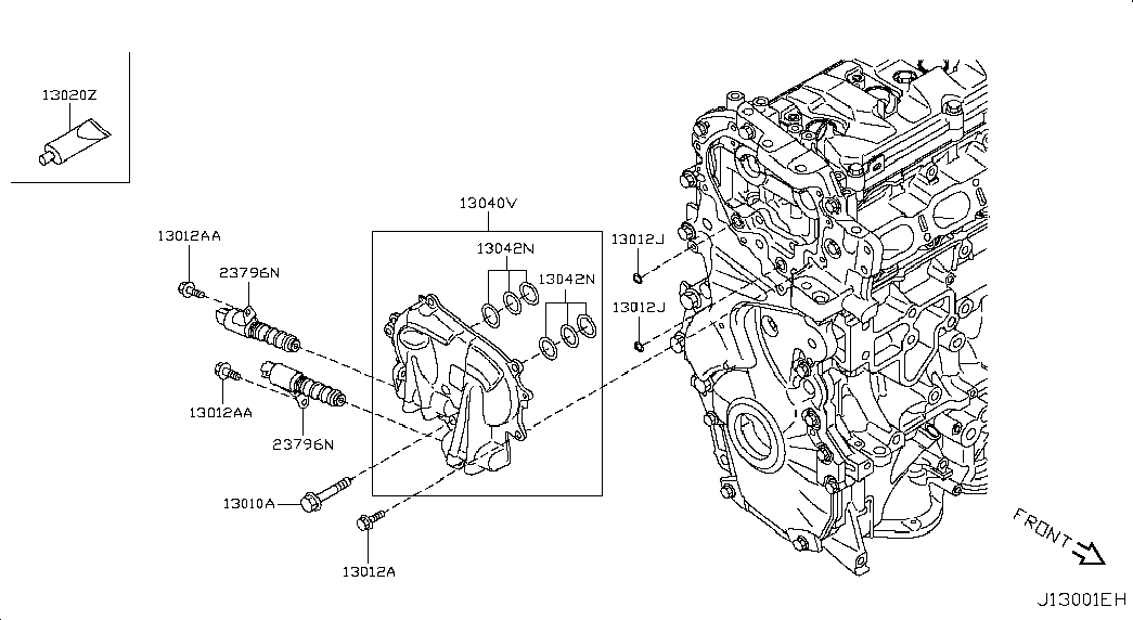 Электро-магнитный клапан для Nissan Juke 2010-2014