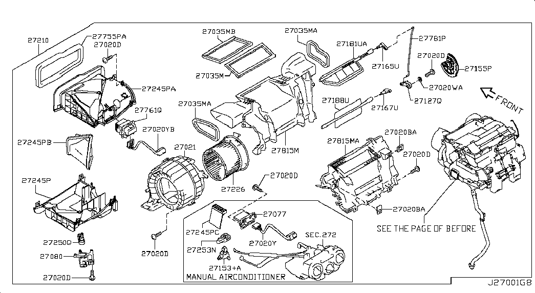 Отопитель салона в сборе для Nissan Juke 2010-2014
