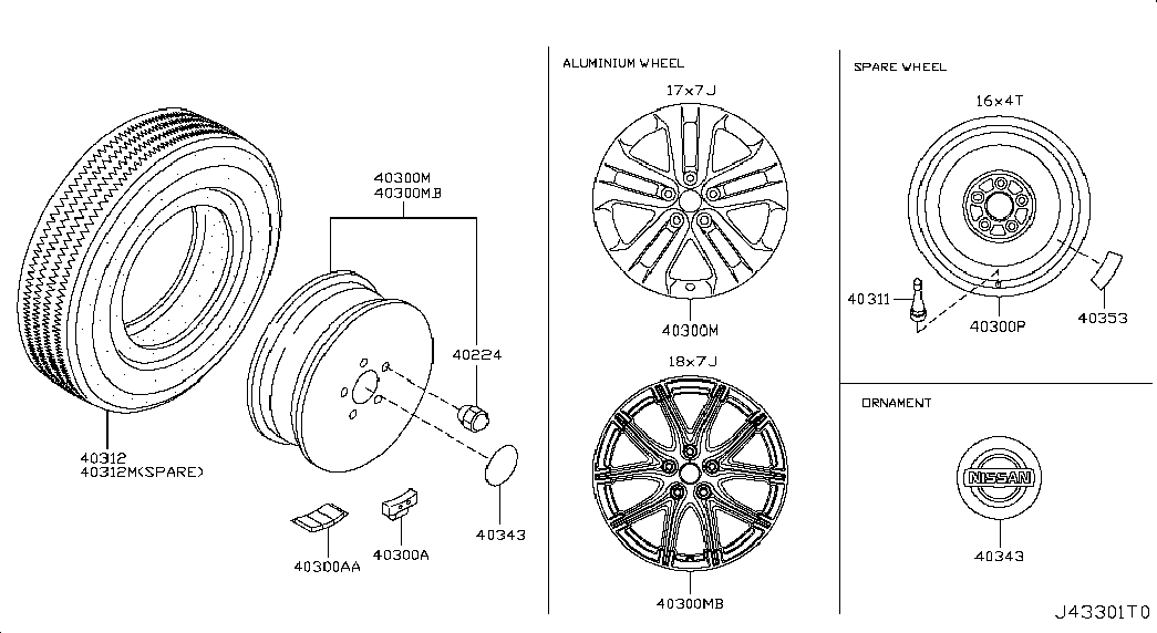 Диск колёсный для Nissan Juke 2010-2014