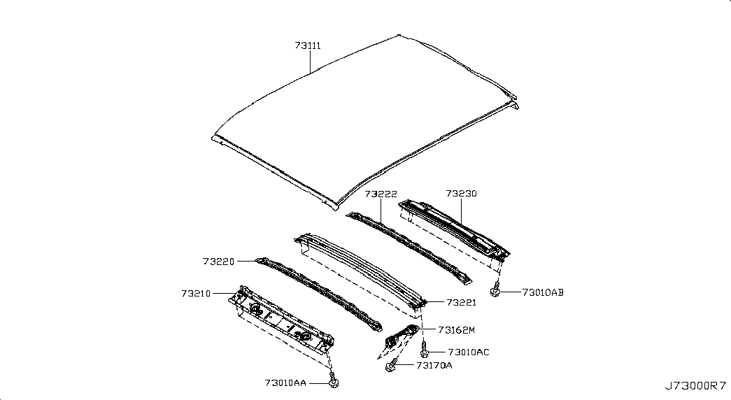 Крыша для Nissan Juke 2010-2014