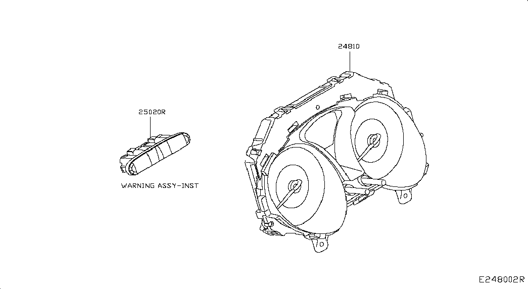 Щиток приборов для Nissan Juke 2014-2018