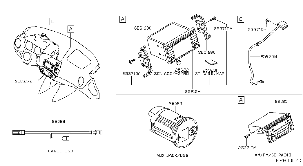 Авто-магнитола для Nissan Juke 2014-2018
