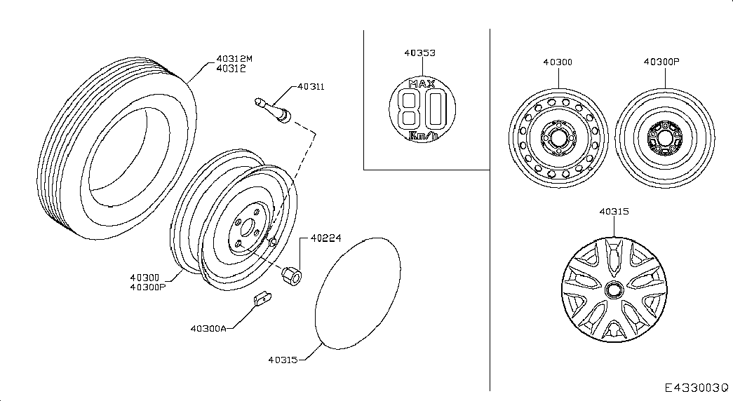 Диск колёсный для Nissan Juke 2014-2018