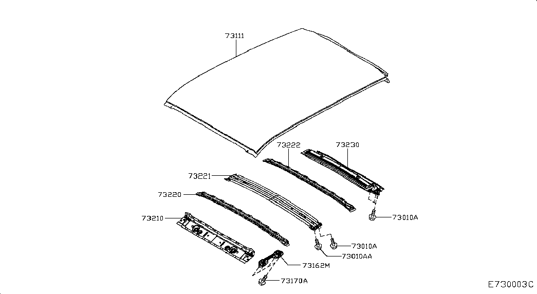 Крыша для Nissan Juke 2014-2018