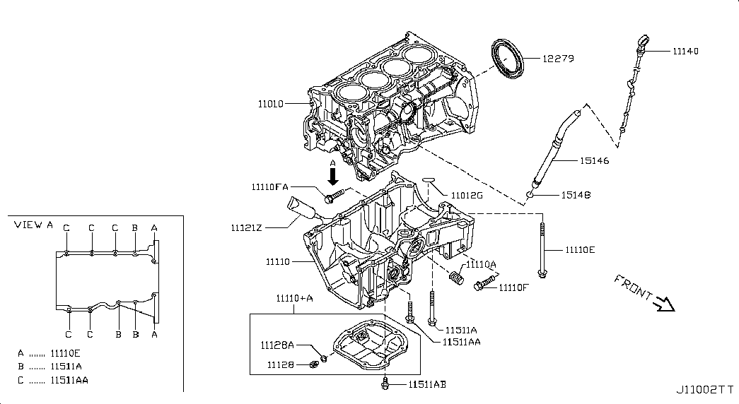 Поддон масляный для Ниссан Сентра 2012-2017