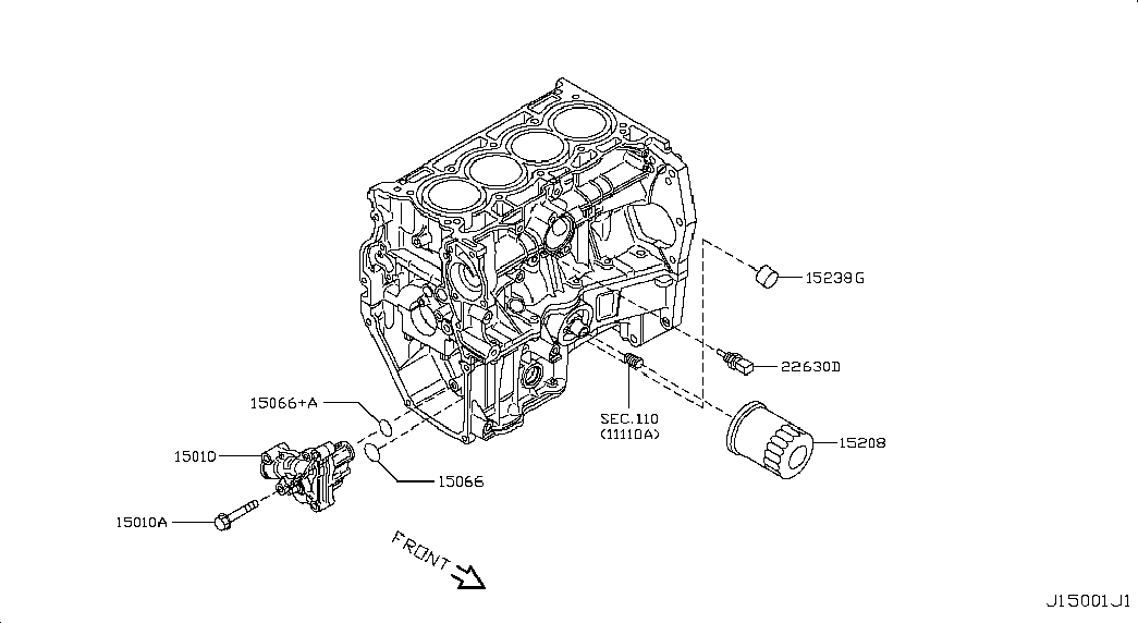 Масляный фильтр для Ниссан Сентра 2012-2017