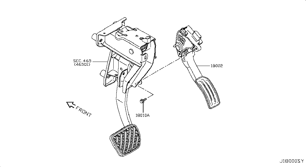 Педаль газа для Ниссан Сентра 2012-2017