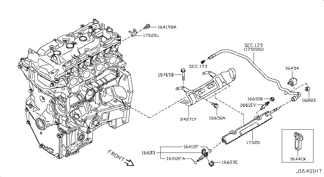 Топливная рампа для Ниссан Сентра 2012-2017