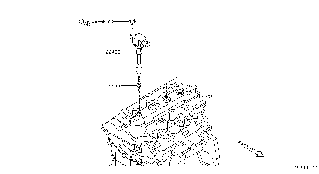 Катушка зажигания для Ниссан Сентра 2012-2017