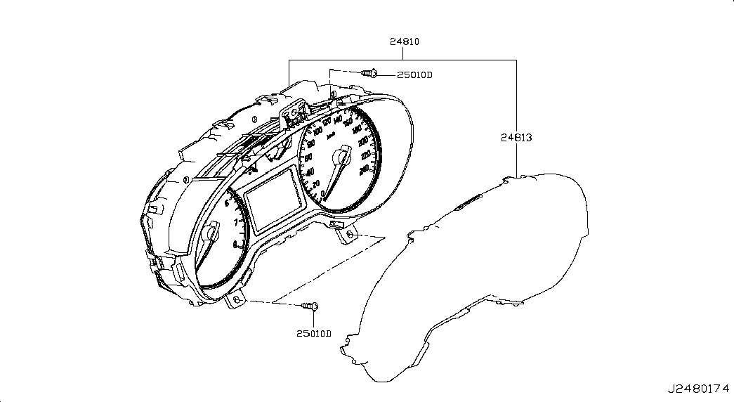 Щиток приборов для Ниссан Сентра 2012-2017
