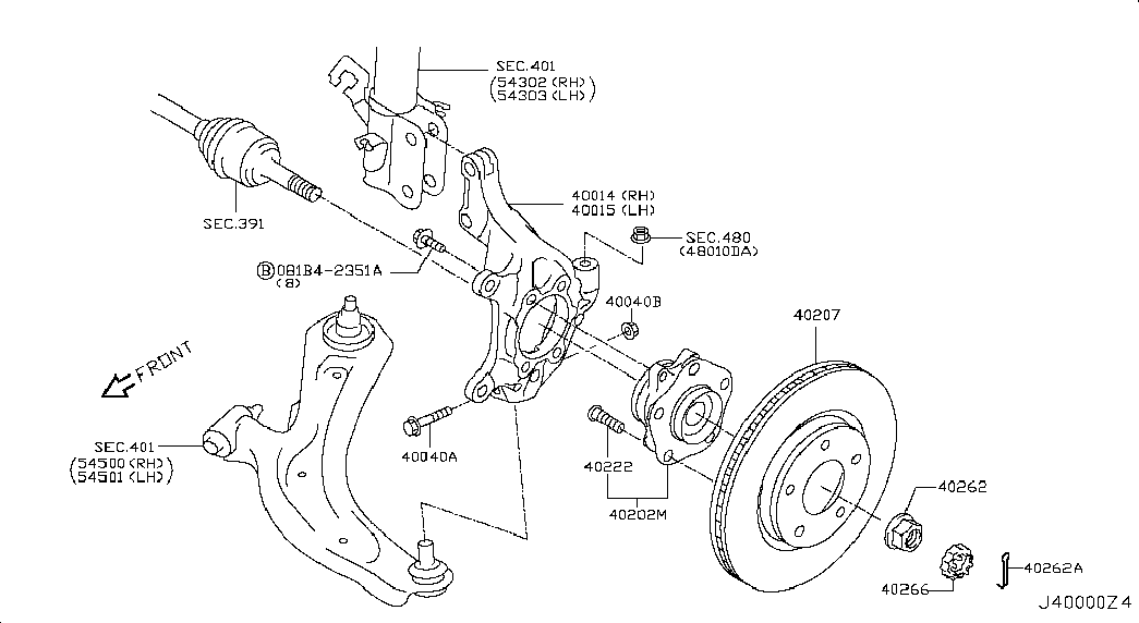 Диск тормозной передний для Ниссан Сентра 2012-2017