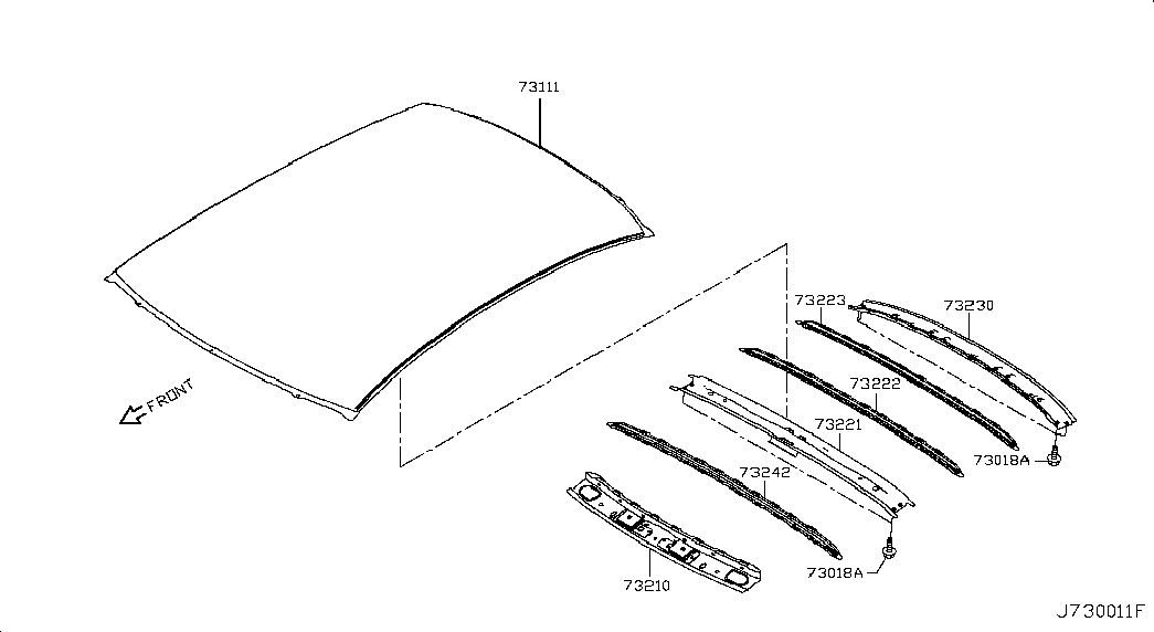 Крыша для Ниссан Сентра 2012-2017
