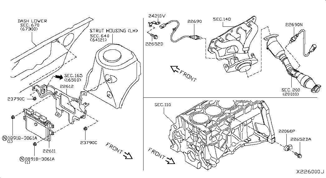 Лямбда зонд для Ниссан Тиида 2004-2012