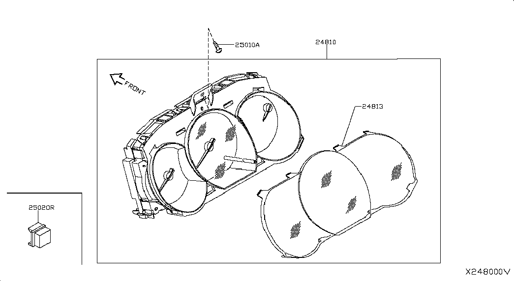 Щиток приборов для Ниссан Тиида 2004-2012