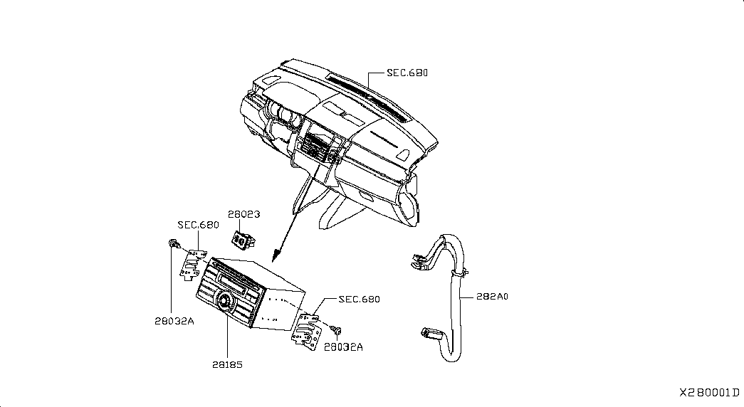 Авто-магнитола для Ниссан Тиида 2004-2012
