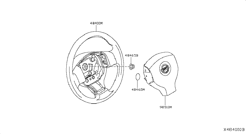 Руль для Ниссан Тиида 2004-2012
