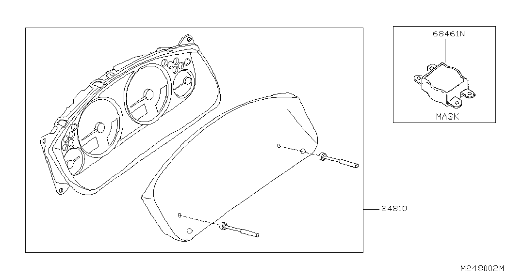 Щиток приборов для Ниссан Навара 2004-2010