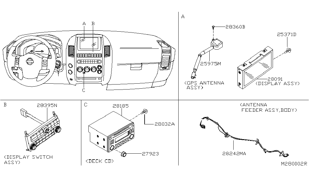 Авто-магнитола для Ниссан Навара 2004-2010