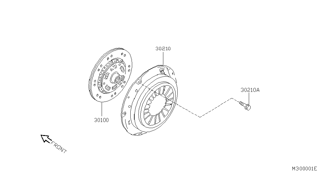 Корзина сцепления для Ниссан Навара 2004-2010