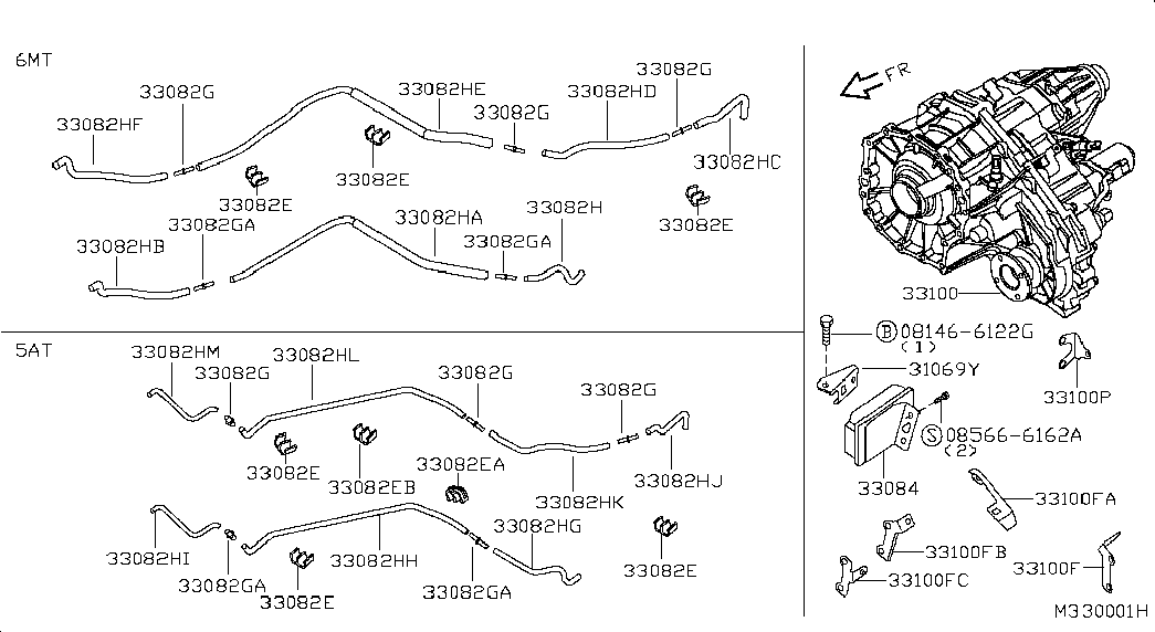 Раздаточная коробка для Ниссан Навара 2004-2010
