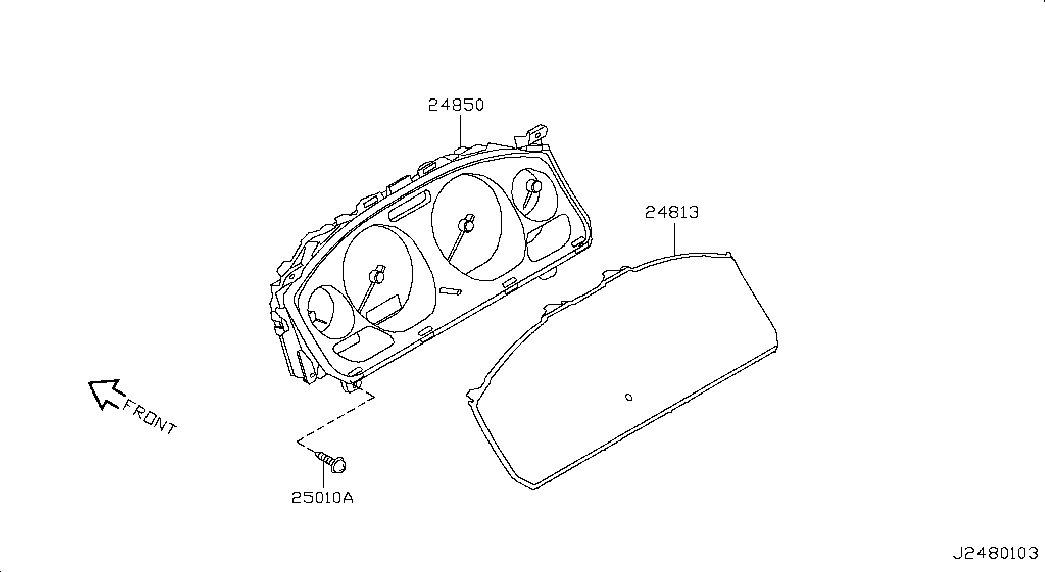Щиток приборов для Ниссан NP-300 2008-2018
