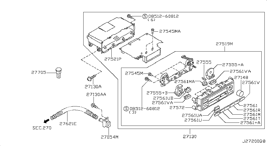 Панель климатической системы для Ниссан NP-300 2008-2018