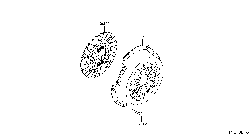 Корзина сцепления для Ниссан NP-300 2008-2018