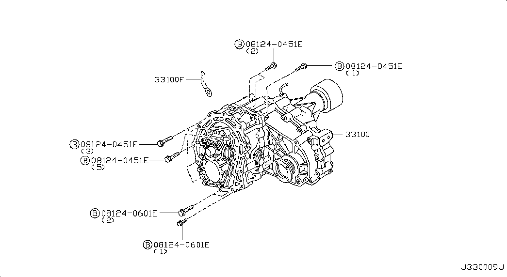 Раздаточная коробка для Ниссан NP-300 2008-2018