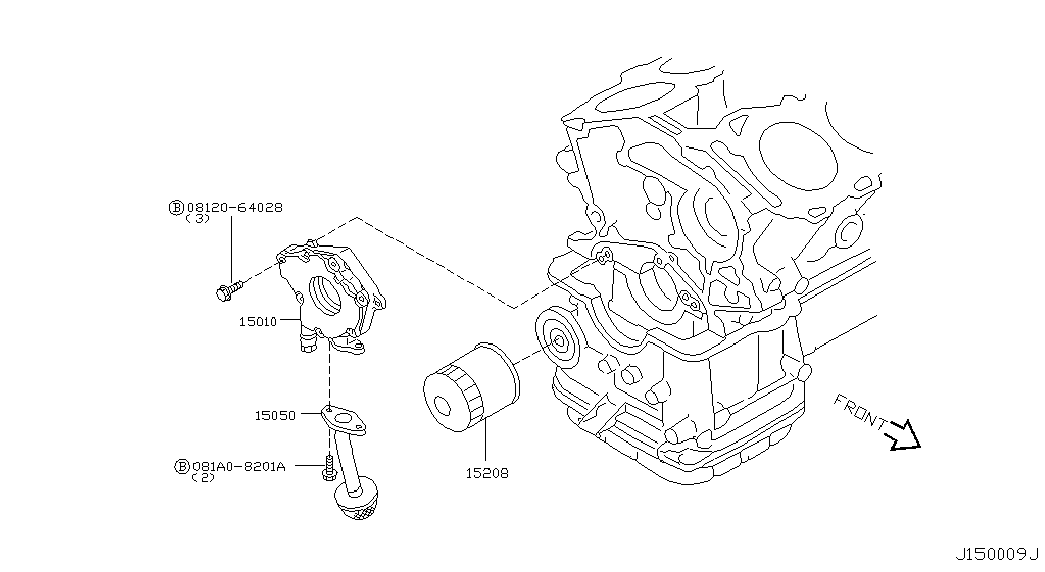 Масляный насос для Ниссан Мурано 2002-2008