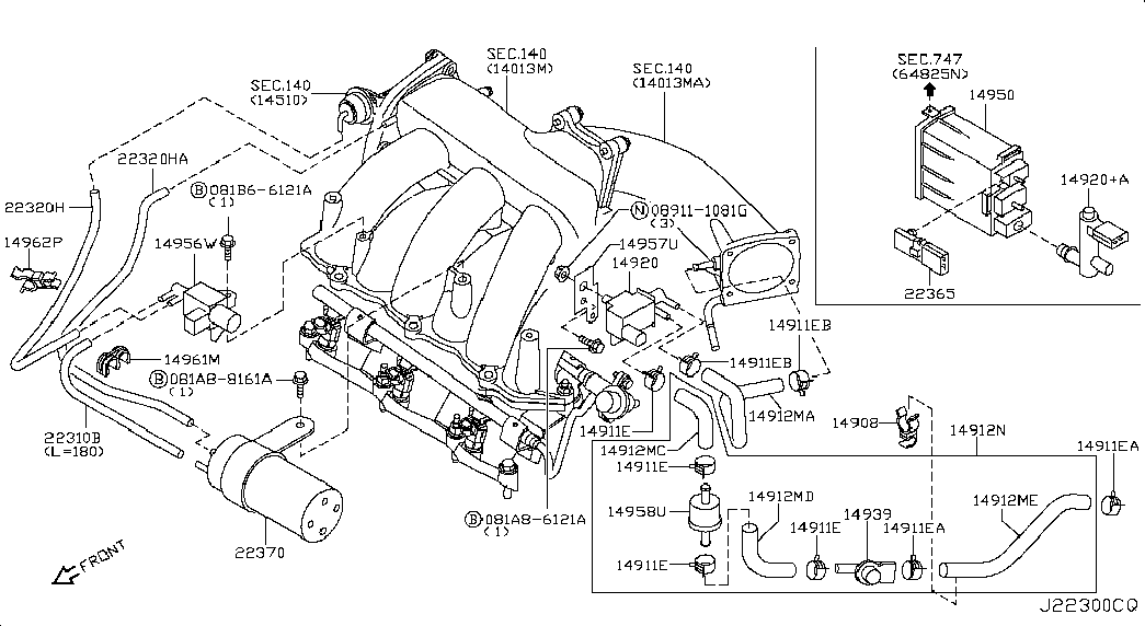 Электро-магнитный клапан для Ниссан Мурано 2002-2008