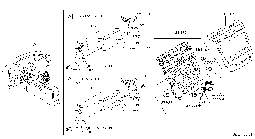 Авто-магнитола для Ниссан Мурано 2002-2008