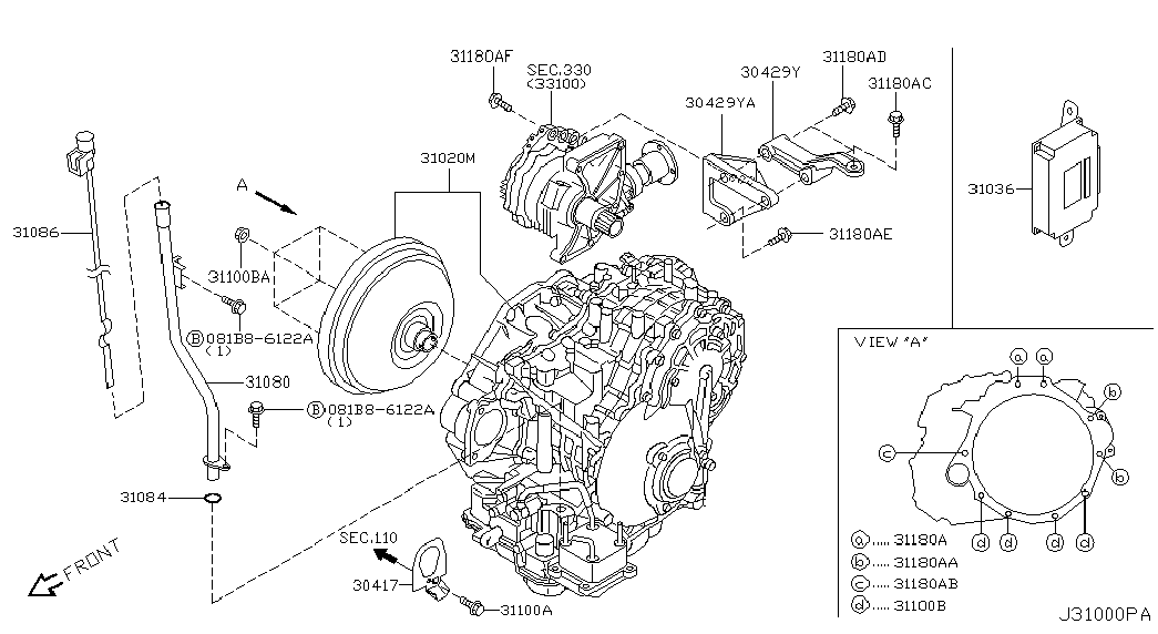 АКПП для Ниссан Мурано 2002-2008