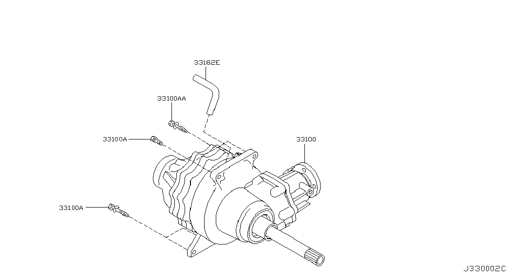 Раздаточная коробка для Ниссан Мурано 2002-2008