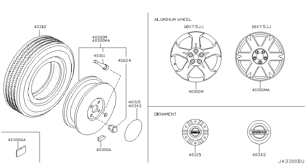 Диск колёсный для Ниссан Мурано 2002-2008