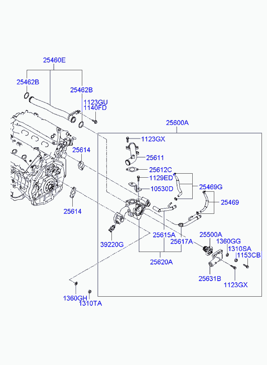 Термостат для Хендай Грандер 2005-2009