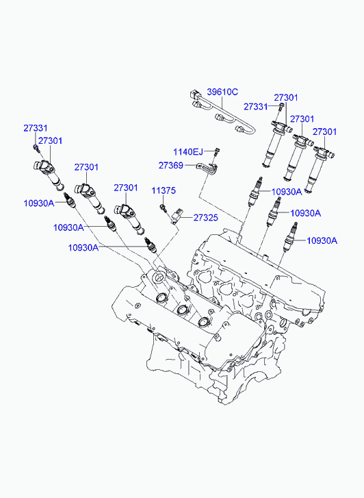 Свечи зажигания для Хендай Грандер 2005-2009